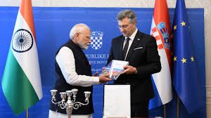 *Watch: PM Narendra Modi Welcomed With Gayatri Mantra in Croatia’s Capital, Zagreb** 3 croatia