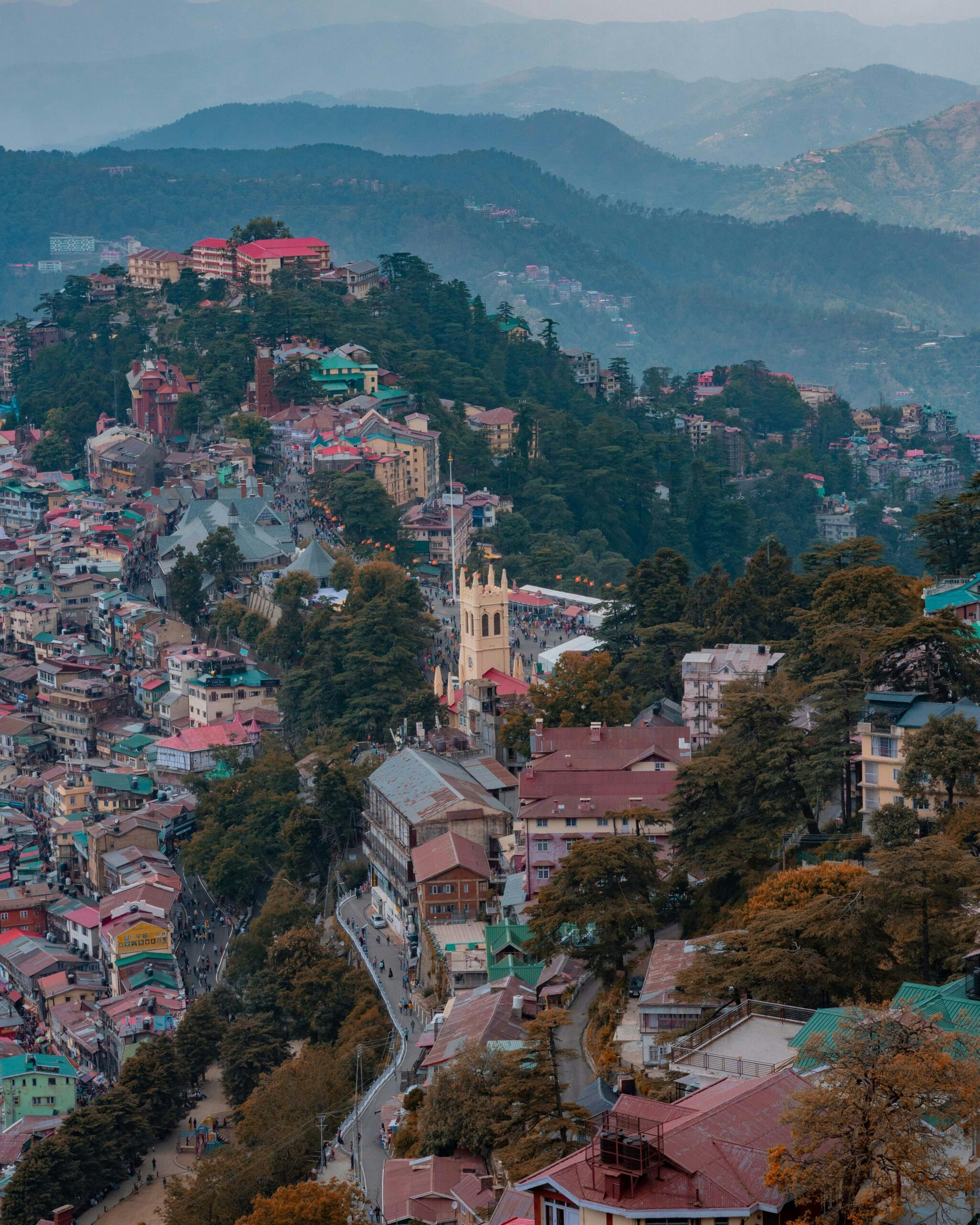 The Shimla Agreement: A Turning Point in India-Pakistan Relations 2 A stunning aerial view of Shimla, showcasing colorful hillside architecture amidst lush greenery. pakistan shimla agreement